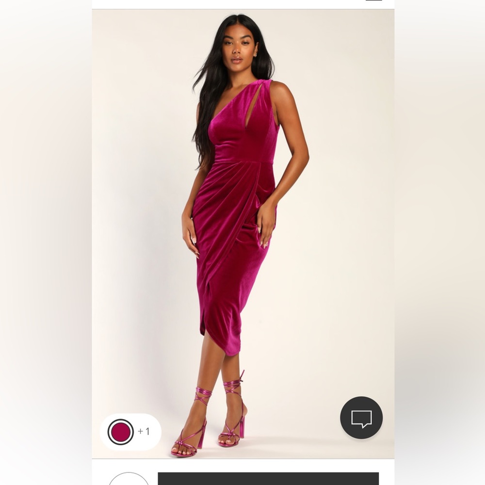 Pink wedding guest dress